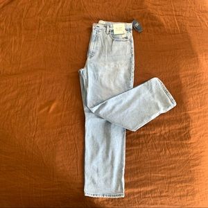 Abercrombie ankle straight jeans